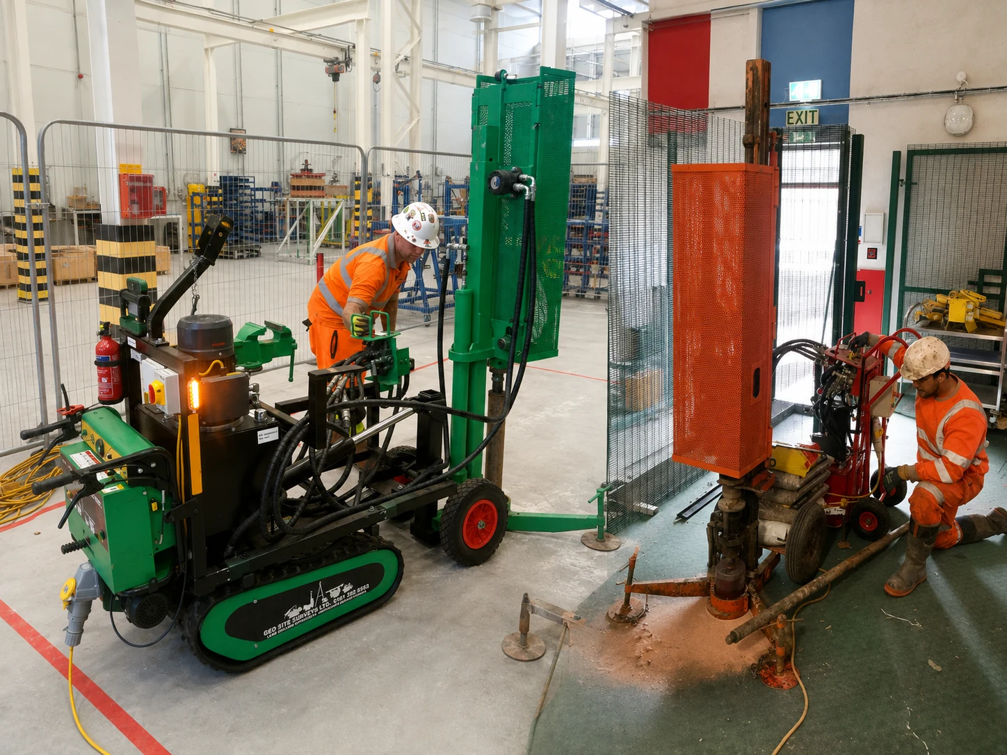 Internal Dynamic sampling required, Not a problem for our ALL Electric Rig or Modular rig